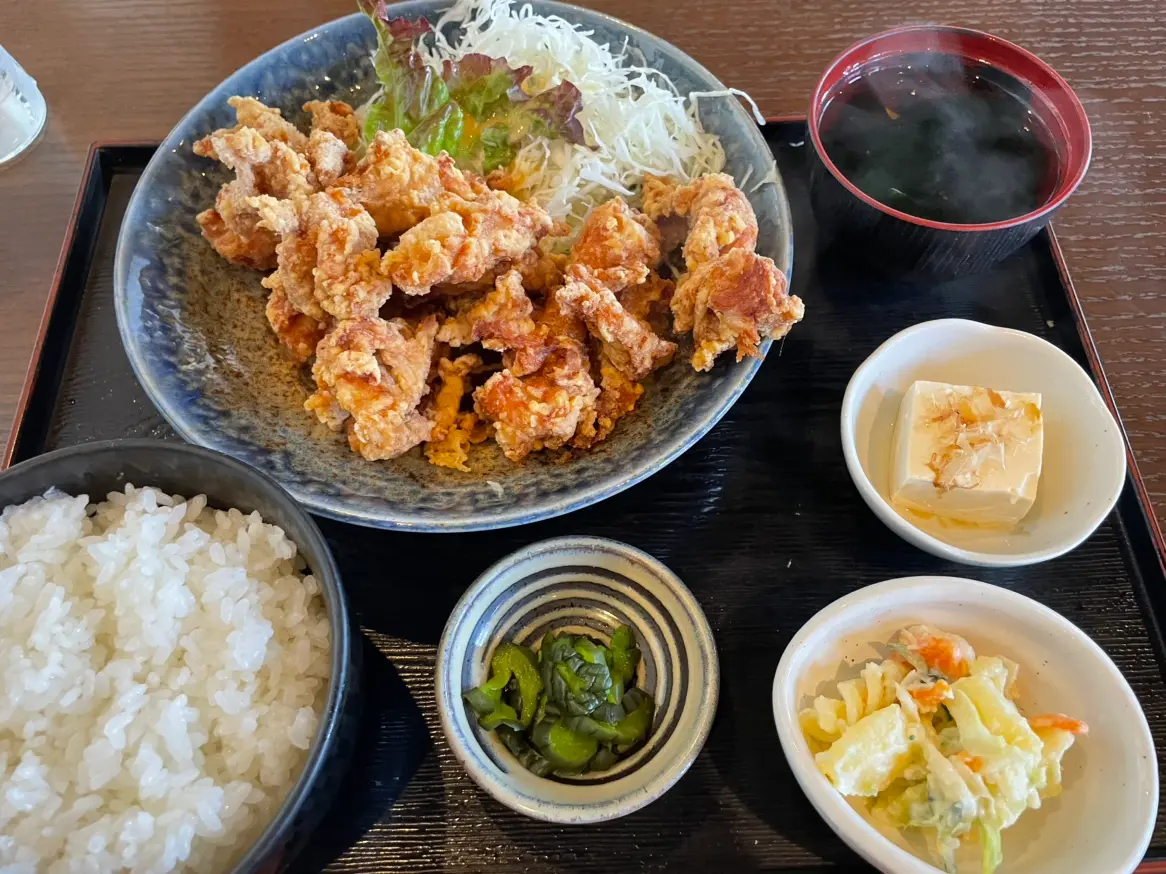 唐揚げ定食（小）